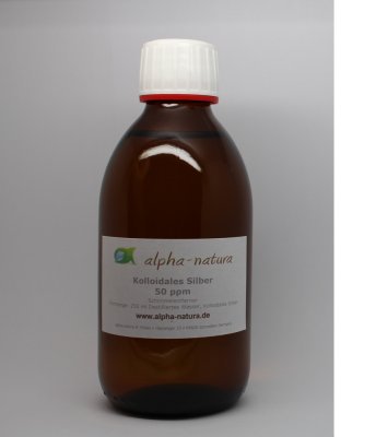 4 x 250 ml Kolloidales Silber 25 ppm (1,79€ /100ml)